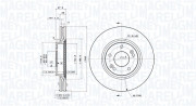 360406108801 Brzdový kotouč MAGNETI MARELLI