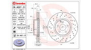 360406109101 Brzdový kotouč MAGNETI MARELLI