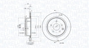 360406110101 Brzdový kotouč MAGNETI MARELLI