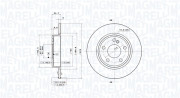 360406112201 Brzdový kotouč MAGNETI MARELLI