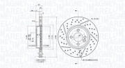 360406114901 Brzdový kotouč MAGNETI MARELLI