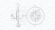 360406116201 Brzdový kotouč MAGNETI MARELLI