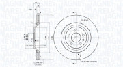 360406116701 Brzdový kotouč MAGNETI MARELLI