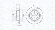 360406117401 Brzdový kotouč MAGNETI MARELLI