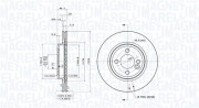 360406120301 Brzdový kotouč MAGNETI MARELLI