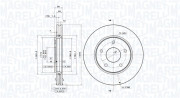 360406123201 Brzdový kotouč MAGNETI MARELLI