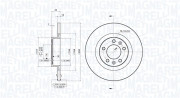 360406123401 Brzdový kotouč MAGNETI MARELLI