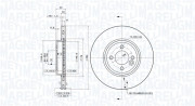 360406123801 Brzdový kotouč MAGNETI MARELLI