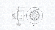 360406139001 Brzdový kotouč MAGNETI MARELLI