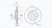 360406156801 Brzdový kotouč MAGNETI MARELLI