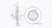 360406157401 Brzdový kotouč MAGNETI MARELLI