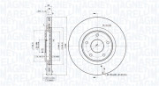 360406159901 Brzdový kotouč MAGNETI MARELLI