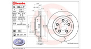 360406161301 Brzdový kotouč MAGNETI MARELLI