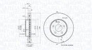 360406161401 MAGNETI MARELLI brzdový kotúč 360406161401 MAGNETI MARELLI