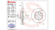 360406164901 Brzdový kotouč MAGNETI MARELLI