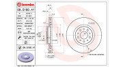 360406165801 Brzdový kotouč MAGNETI MARELLI