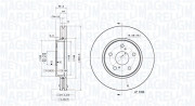 360406167301 MAGNETI MARELLI brzdový kotúč 360406167301 MAGNETI MARELLI