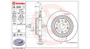 360406170601 Brzdový kotouč MAGNETI MARELLI