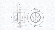 360406170901 Brzdový kotouč MAGNETI MARELLI