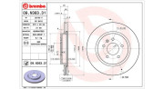 360406177601 Brzdový kotouč MAGNETI MARELLI