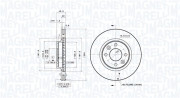 360406179901 Brzdový kotouč MAGNETI MARELLI