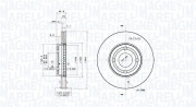 360406180101 Brzdový kotouč MAGNETI MARELLI