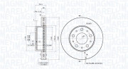 360406180301 Brzdový kotouč MAGNETI MARELLI