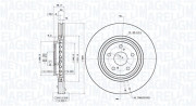 360406180601 Brzdový kotouč MAGNETI MARELLI