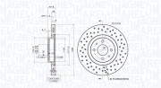 360406181301 Brzdový kotouč MAGNETI MARELLI