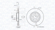 360406181701 Brzdový kotouč MAGNETI MARELLI