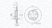 360406181801 Brzdový kotouč MAGNETI MARELLI