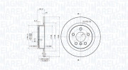 360406182101 MAGNETI MARELLI brzdový kotúč 360406182101 MAGNETI MARELLI