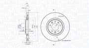 360406182601 Brzdový kotouč MAGNETI MARELLI