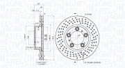 360406182701 Brzdový kotouč MAGNETI MARELLI