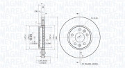 360406182801 Brzdový kotouč MAGNETI MARELLI