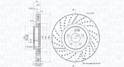 360406183301 MAGNETI MARELLI brzdový kotúč 360406183301 MAGNETI MARELLI