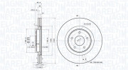 360406183901 Brzdový kotouč MAGNETI MARELLI