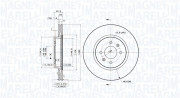 360406184101 Brzdový kotouč MAGNETI MARELLI