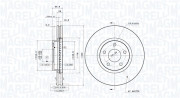 360406184801 Brzdový kotouč MAGNETI MARELLI