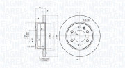 360406185001 Brzdový kotouč MAGNETI MARELLI