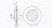 360406185701 MAGNETI MARELLI brzdový kotúč 360406185701 MAGNETI MARELLI