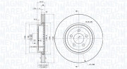 360406186201 Brzdový kotouč MAGNETI MARELLI