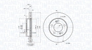 360406186501 MAGNETI MARELLI brzdový kotúč 360406186501 MAGNETI MARELLI