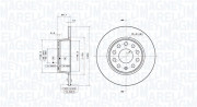 360406186701 Brzdový kotouč MAGNETI MARELLI