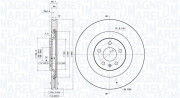 360406187001 Brzdový kotouč MAGNETI MARELLI