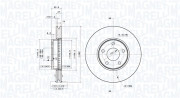 360406187101 Brzdový kotouč MAGNETI MARELLI