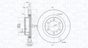 360406187301 Brzdový kotouč MAGNETI MARELLI