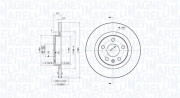 360406187501 MAGNETI MARELLI brzdový kotúč 360406187501 MAGNETI MARELLI