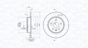 360406188301 Brzdový kotouč MAGNETI MARELLI