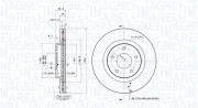 360406189301 Brzdový kotouč MAGNETI MARELLI